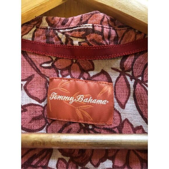 Tommy Bahama Silk  Short Sleeve Button Up Hawaiian Shirt Size XXL - Picture 8 of 9